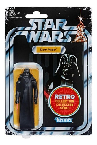 Darth Vader Retro Kenner, Hasbro 10 Cm, Nuevo En Blister