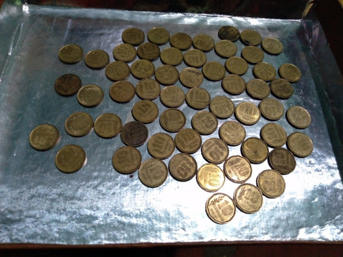 Lote De 60 Monedas Antiguas De 10 Centavos 