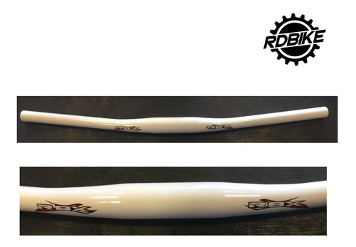 Manubrio Mtb Rbx Aluminio Blanco 600 Mm 31.8