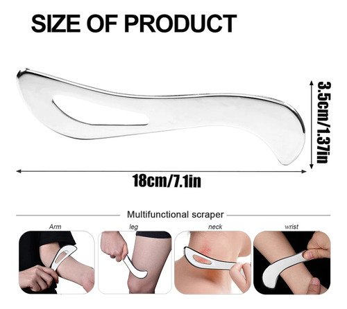 Herramientas Raspadoras Musculares Gua Sha De Acero Inoxidab
