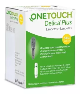 One Touch Delica Plus 100 Lancetas