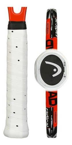 Raqueta de tenis Head Microgel Radical Oversize, color naranja/negro/blanco, agarre L3