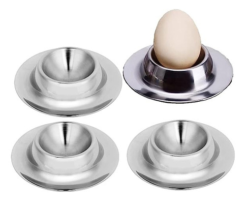 Soporte Para Huevos Acero Inoxidable (4 Piezas)