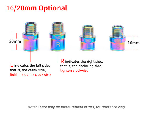 Adaptadores Extensores De Pedal Para Bicicleta De Carretera