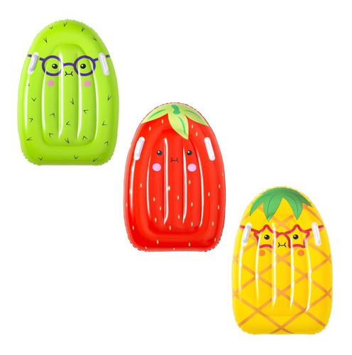 Imagen 4 de 6 de Colchoneta Inflable Frutas 84x56 Infantil Bestway 42049 Edu