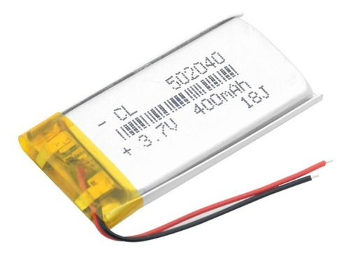 Bateria 3.7v 400mah 502040 