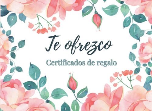 Te Ofrezco - Certificados De Regalo: 20 Vales De Regalo Para