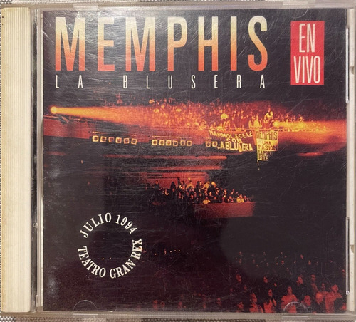 Cd Memphis La Blusera En Vivo