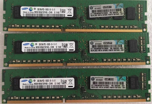 Hp 2gb 2rx8 Pc3-10600e  500670-b21 500209-081