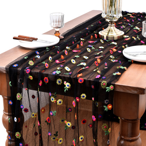 Table Runner Florals Easter Table Runner, Mesa Bordada De Tu