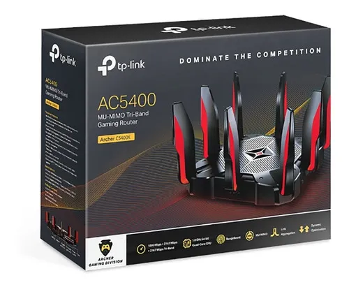 comprar Router Gaming Tp-link Archer Ac5400x Mu-mimo Tri-band Color Negro