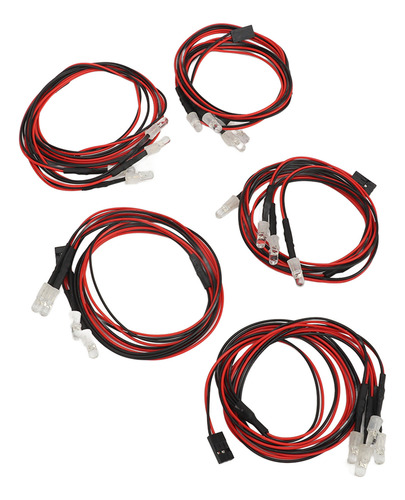 Luces Rc De Coche Con Control Remoto, 5 Unidades, 4 Led, Col