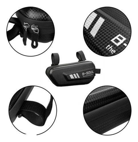 1.5lt Bolsa De Marco Impermeable Para Bicicleta Bolso