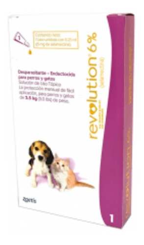 Revolution 6% Antiparasitario  Externo Perros 2.5 K