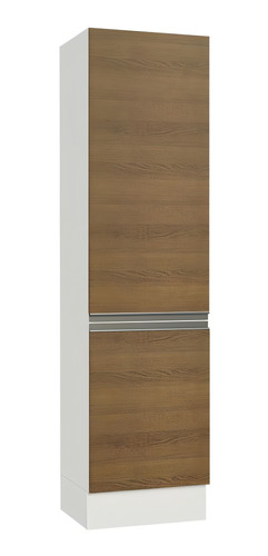 Paneleiro Madesa Smart 100% Mdf 2 Portas - Branco/rustic