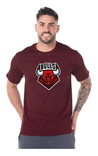 Polera Bull Nba Camiseta Hombre