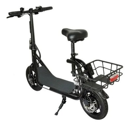 Imagen 10 de 10 de Monopatin Electrico Max You C1 Con Asiento Y Canasto 25 Km/h