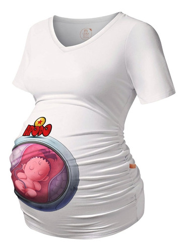 Playera Embarazo Maternidad Dragon Ball - Personalizada