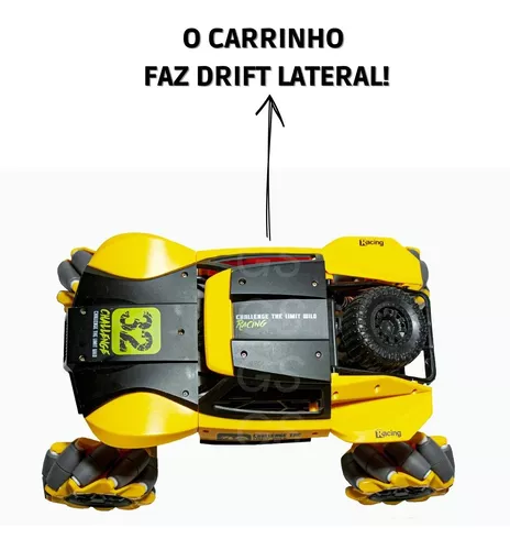 Carrinho Controle Remoto Off Road Twist Drift Giro 360 no Shoptime