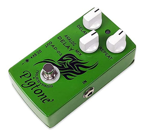 Pigtone Pp-22 Analog Delay Pedal De Efecto De Guitarra Con T
