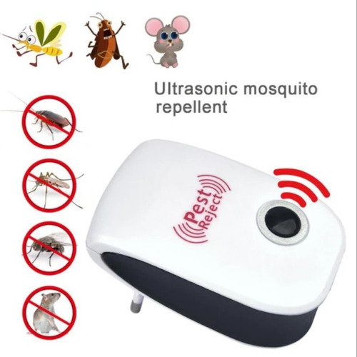 Imagen 1 de 10 de Repelente Ultrasonico Mosquitos Ratones Cucaracha Moscas Etc