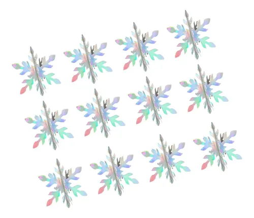 comprar 12x Colgantes Navideños De Copos De Nieve, Colgantes Para