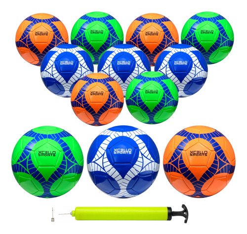 Xcello Sports Balones De Futbol Con Varios Colores Con Bomba