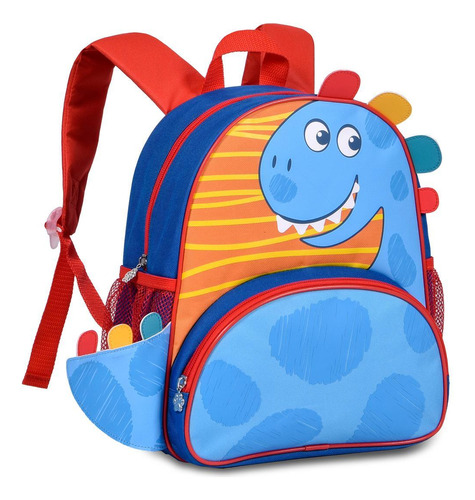 Mochila Infantil Meninos Dinossauros Bolsa Escolar Pets