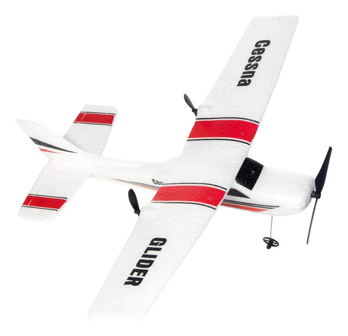 Avión Rc Control Remoto Espuma Duradero 2 Canales Giroscopio Color