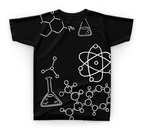 Camiseta Camisa Química Cálculos Física Átomos Contas