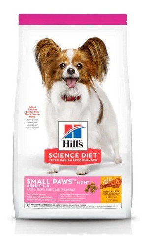 Hills Adulto Small Paws Light 2 Kg - Perro Razas Pequeña