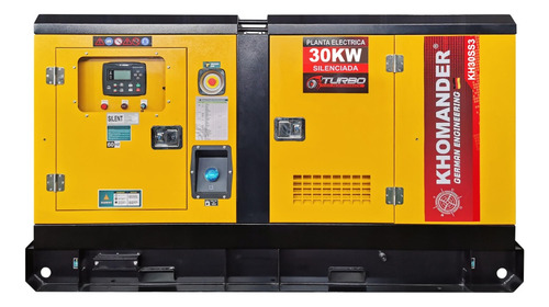 Generador Petrolero Encapsulado 30kw Trifasico - Khomander