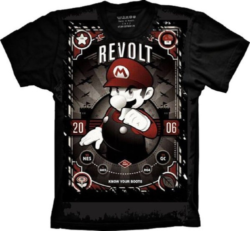 Camiseta Plus Size - Super Mario