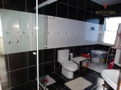 Imagem 7 de 27 de Casa No Residencial Bella Vista, Com 3 Dormitórios À Venda, 253 M² Por R$ 810.000 - Santa Cândida - Curitiba/pr - Ca0212