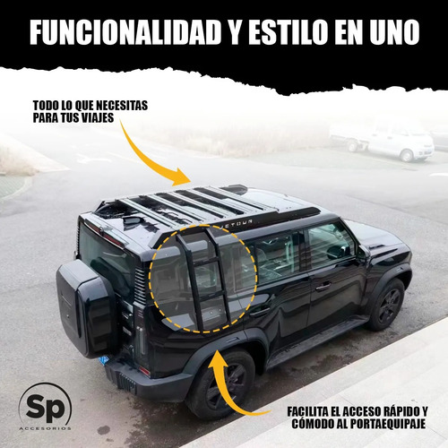 Rack Portaequipaje Con Escalera Lateral Jetour T2 2024+