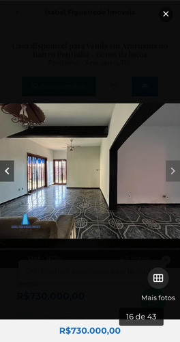 Casa Com 4 Dormitórios,sendo 2 Suítes,1 Com Hidromassagem.