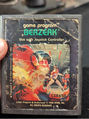 Videojuego De Atari 2600 Berzerk