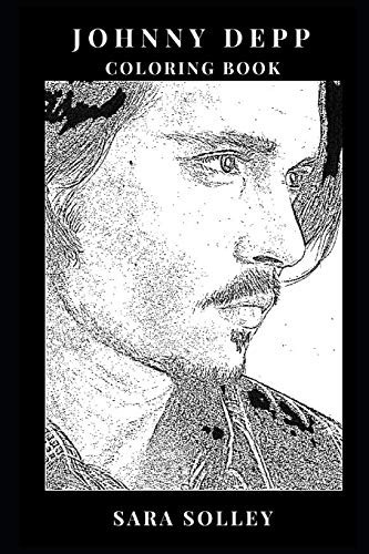 Johnny Depp Coloring Book Great Acting Talent And Alist Cele