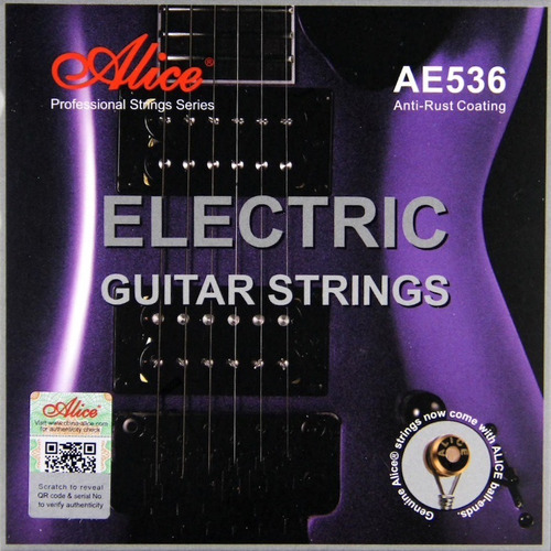 Encordado Alice Ae536 Guitarra Electrica Con Recubrimiento