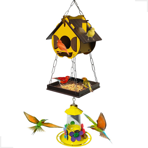 Comedouro Para Passaros Bebedouro Beija Flor Passaros Livres