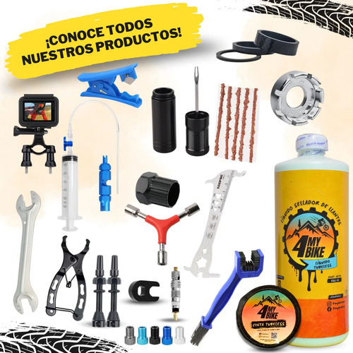 2 Adaptadores Válvula Francesa - Americana Con Empaque Bici Negro
