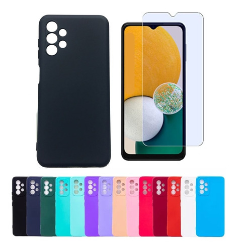 Funda Para Samsung Galaxy A13 4g Protector Case + Vidrio Hd