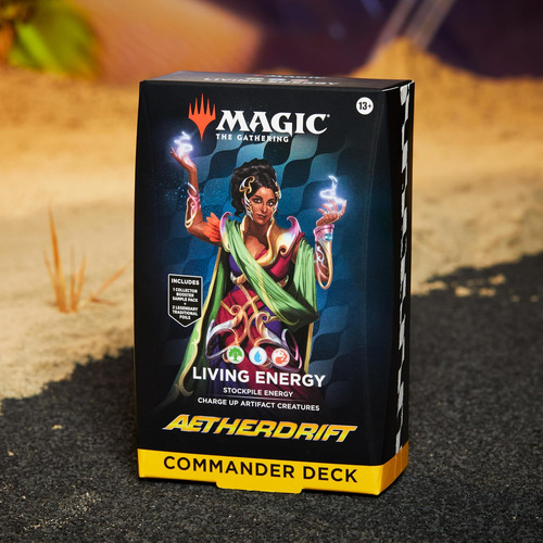 Magic The Gathering Aetherdrift Commander Deck-energía Viva