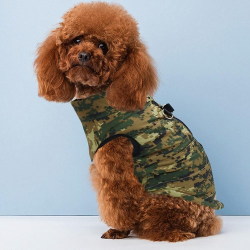 Ropa Capa Chaleco Para Perros Importada 23cm Camuflado