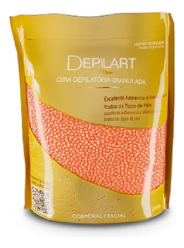 Depilart Cera Depilatória Granulada Frutas Tropicais 200g