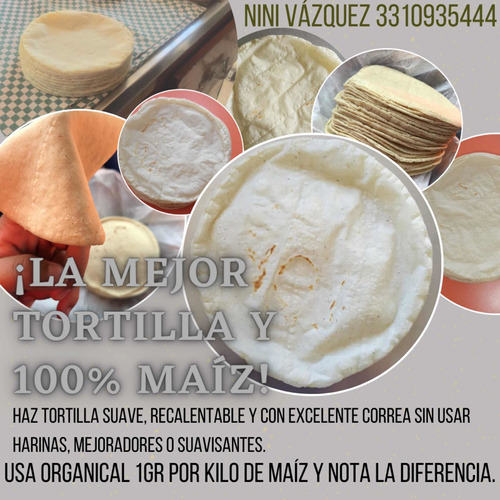 Organical Oficial- Cal Para Hacer Tortillas- Nixtamalización