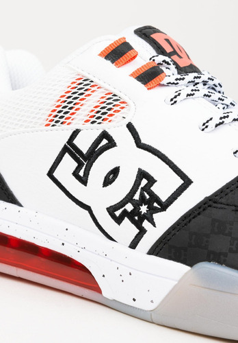Imagen 6 de 9 de Tenis Dc Shoes Versatile White Black Blue Skate Hombre