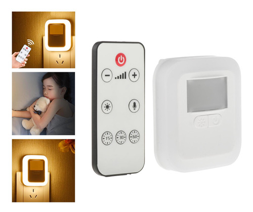 Luz Led De Noche Con Sensor De A Amanecer Con Control Remoto