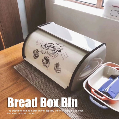 Contenedor Para Pan De Gran Capacidad Con Bonito Diseño, Pue