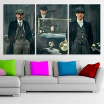 Comprar Cuadros Tripticos Modernos Peaky Blinders (150x80 Cm)
